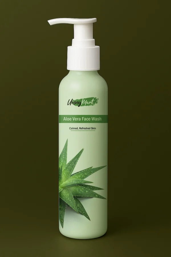 Gentle Aloe Vera Face Wash Hydrating Cleanser for Calmed, Refreshed Skin