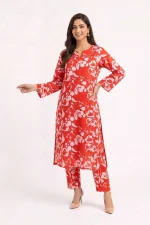Gul-e-Bahar 2PC Women’s Summer Suit, Unstitched Shirt & Trouser, Digital Allover Print, Micro Polo Cotton