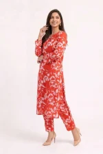 Gul-e-Bahar 2PC Women’s Summer Suit, Unstitched Shirt & Trouser, Digital Allover Print, Micro Polo Cotton